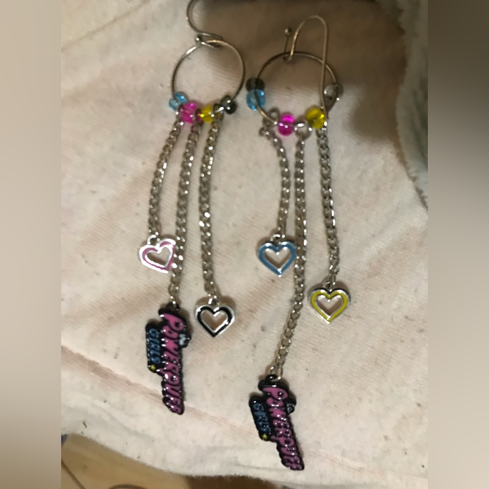 POWER PUFF GIRLS EARINGS!